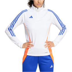 adidas Tiro24 Training-Sweatshirt Damen 001A - white/lucblu/apsord XS