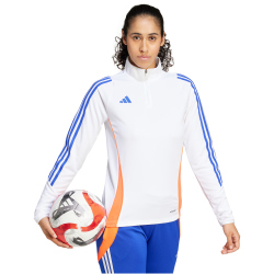 adidas Tiro24 Training-Sweatshirt Damen 001A - white/lucblu/apsord XS