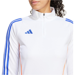 adidas Tiro24 Training-Sweatshirt Damen 001A - white/lucblu/apsord XS