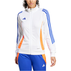 adidas Tiro24 Trainingsjacke Damen 001A - white/apsord/lucblu XS