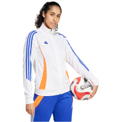adidas Tiro24 Trainingsjacke Damen 001A - white/apsord/lucblu XS