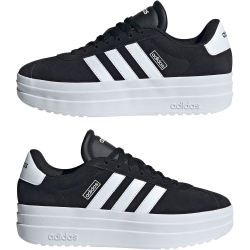 adidas VL Court Bold Plateau Sneaker Damen IH9995 - core black/cloud white/cloud white 38