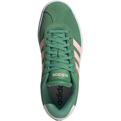 adidas VL Court Bold Plateau Sneaker Damen IH0365 - preloved green/pink spark/ivory 38