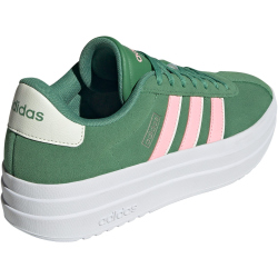 adidas VL Court Bold Plateau Sneaker Damen IH0365 - preloved green/pink spark/ivory 38