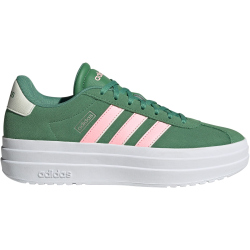 adidas VL Court Bold Plateau Sneaker Damen IH0365 - preloved green/pink spark/ivory 40