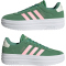 adidas VL Court Bold Plateau Sneaker Damen IH0365 - preloved green/pink spark/ivory 40