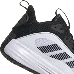 adidas Own the Game 3 Mid-Top Basketballschuhe Herren IF4565 - cloud white/core black/core black 42 2/3