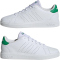 adidas Advantage Base 2.0 Sneaker Kinder ID3889 - cloud white/cloud white/green 35.5