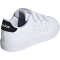 adidas Advantage Base 2.0 Sneaker Kinder IH8122 - cloud white/cloud white/core black 28.5