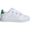 adidas Advantage Base 2.0 Sneaker Kinder IE9019 - cloud white/cloud white/green 28