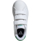 adidas Advantage Base 2.0 Sneaker Kinder IE9019 - cloud white/cloud white/green 28