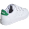 adidas Advantage Base 2.0 Sneaker Kinder IE9019 - cloud white/cloud white/green 28