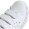 adidas Advantage Base 2.0 Sneaker Kinder IE9019 - cloud white/cloud white/green 28