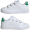 adidas Advantage Base 2.0 Sneaker Kinder IE9019 - cloud white/cloud white/green 28