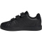 adidas Advantage Base 2.0 Sneaker Kinder IE9018 - core black/core black/grey six 28.5