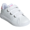adidas Advantage Base 2.0 Sneaker Kinder ID1305 - cloud white/bliss pink/core black 28.5
