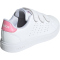 adidas Advantage Base 2.0 Sneaker Kinder ID1305 - cloud white/bliss pink/core black 28.5