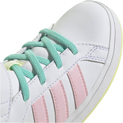 adidas Sportswear Grand Court Mid-Top Sneaker Kinder 01F7 - ftwwht/clpink/iceyel 31