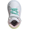 adidas Sportswear Grand Court Mid-Top Sneaker Kinder 01F7 - ftwwht/clpink/iceyel 25.5