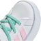 adidas Sportswear Grand Court Mid-Top Sneaker Kinder 01F7 - ftwwht/clpink/iceyel 25.5