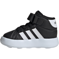 adidas Sportswear Grand Court Mid-Top Sneaker Kinder A0QM - cblack/ftwwht/cblack 25.5