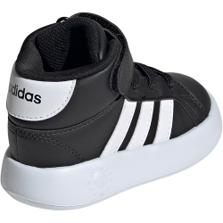 adidas Sportswear Grand Court Mid-Top Sneaker Kinder A0QM - cblack/ftwwht/cblack 25.5