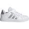 adidas Grand Court 2.0 Sneaker Kinder IH5532 - cloud white/matte silver/cloud white 34
