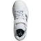 adidas Grand Court 2.0 Sneaker Kinder IH5532 - cloud white/matte silver/cloud white 34