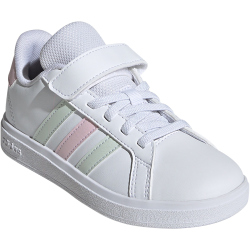 adidas Grand Court 2.0 Sneaker Kinder IE5993 - cloud white/crystal jade/clear pink 33