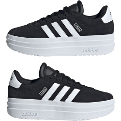 adidas VL Court Bold Plateau Sneaker Kinder IH4777 - core black/cloud white/cloud white 36