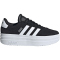 adidas VL Court Bold Plateau Sneaker Kinder IH4777 - core black/cloud white/cloud white 36