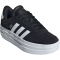 adidas VL Court Bold Plateau Sneaker Kinder IH4777 - core black/cloud white/cloud white 36