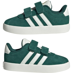 adidas Sportswear VL Court 3.0 Sneaker Kinder 024A - cgreen/owhite/goldmt 20