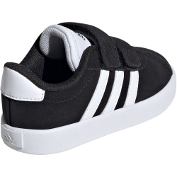 adidas VL Court 3.0 Sneaker Kinder ID9158 - core black/cloud white/core black 23