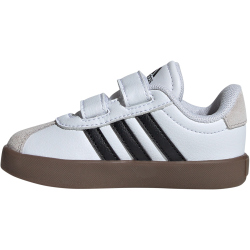 adidas VL Court 3.0 Sneaker Kinder ID9157 - cloud white/core black/grey one 25.5
