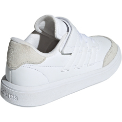 adidas Courtblock Sneaker Kinder ID6507 - cloud white/cloud white/cloud white 32