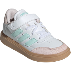 adidas Courtblock Sneaker Kinder ID6503 - cloud white/halo mint/almost pink 29