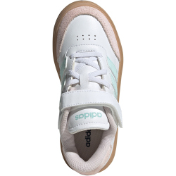adidas Courtblock Sneaker Kinder ID6503 - cloud white/halo mint/almost pink 29