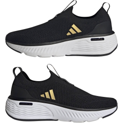 adidas Cloudfoam Go Sock Sneaker Damen ID4040 - core black/matte gold/cloud white 39 1/3