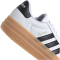 adidas VL Court Bold Plateau Sneaker Damen IH3083 - cloud white/core black/wonder beige 38 2/3