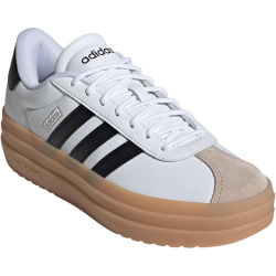 adidas VL Court Bold Plateau Sneaker Damen IH3083 - cloud white/core black/wonder beige 42