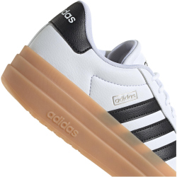 adidas VL Court Bold Plateau Sneaker Damen IH3083 - cloud white/core black/wonder beige 42