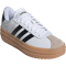 adidas VL Court Bold Plateau Sneaker Damen IH3083 - cloud white/core black/wonder beige 42