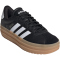 adidas VL Court Bold Plateau Sneaker Damen IH3081 - core black/cloud white/cyber met. 37 1/3
