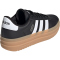adidas VL Court Bold Plateau Sneaker Damen IH3081 - core black/cloud white/cyber met. 37 1/3