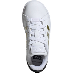 adidas Sportswear Star Wars Grand Court 2.0 Sneaker Kinder 01F7 - ftwwht/goldmt/cblack 33