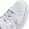 adidas Grand Court 2.0 Sneaker Kinder IE3851 - cloud white/iridescent/cloud white 28