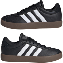 adidas VL Court 3.0 Sneaker Kinder IE3630 - core black/cloud white/gum5 36
