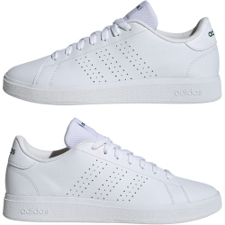 adidas Advantage Base 2.0 Sneaker Herren IF4135 - cloud white/cloud white/collegiate green 36