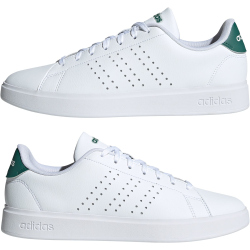 adidas Advantage 2.0 Sneaker Herren IG9166 - cloud white/core black/collegiate green 35.5